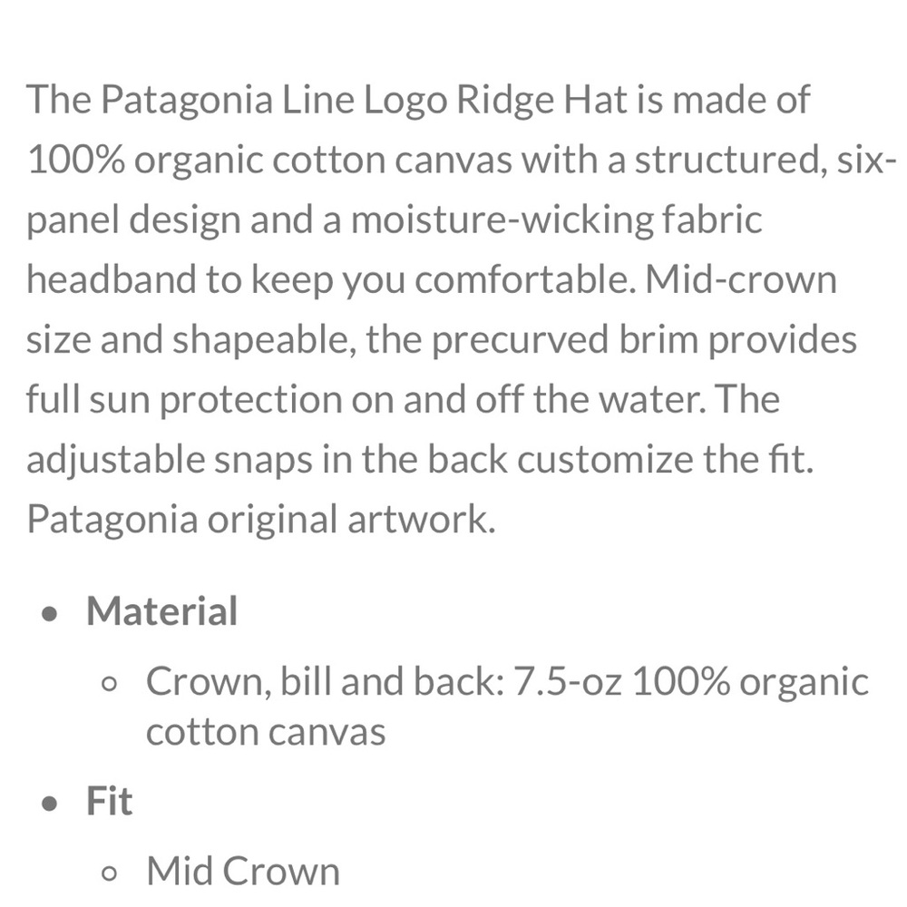 Patagonia Line Logo Ridge Roger That Trucker Hat - Picture 6 of 8